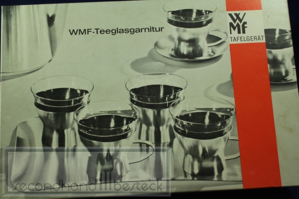 WMF Teegarnitur Teeservice, Teeglashalter versilbert OVP