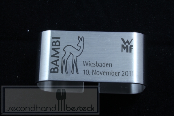 WMF Serviettenringe Sonderedition Bambi Preisverleihung - 2 Stück