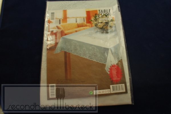 Vinyl Spitzen-Tischdecke