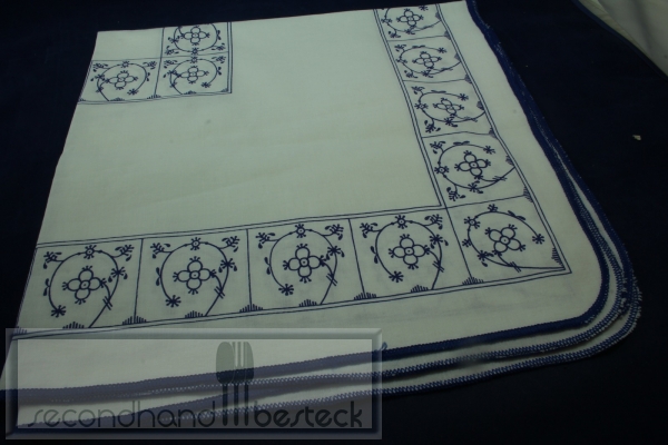 Zwiebelmuster Tischdecke Mitteldecke 77 x 77 cm