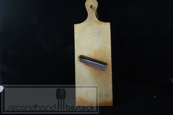 Alter Gurkenhobel Gemüsehobel aus Holz 26,0 x 11,8 cm
