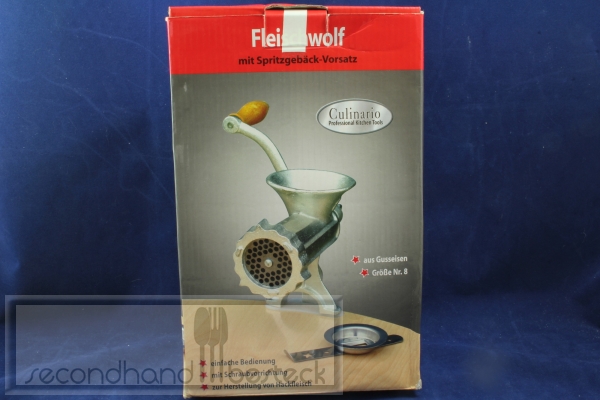Culinario Fleischwolf mit Spritzgebäckvorsatz OVP