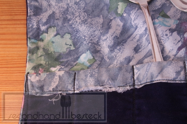 Alte Besteckrolle Bestecktasche