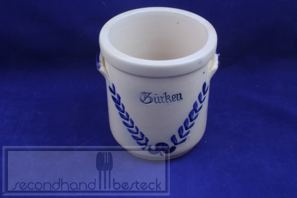 Alter Gurkentopf Steingut