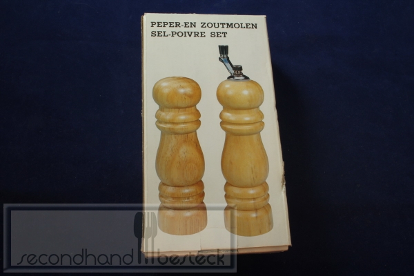 Salzstreuer und Pfeffermühle Holz OVP