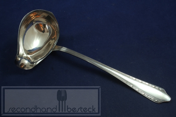 Clarfeld Jugendstil Saucenkelle versilbert