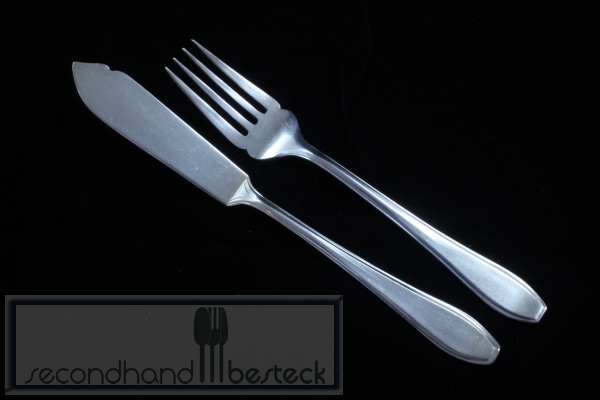 Qualität Schwerte Fischbesteck für 6 Personen versilbert