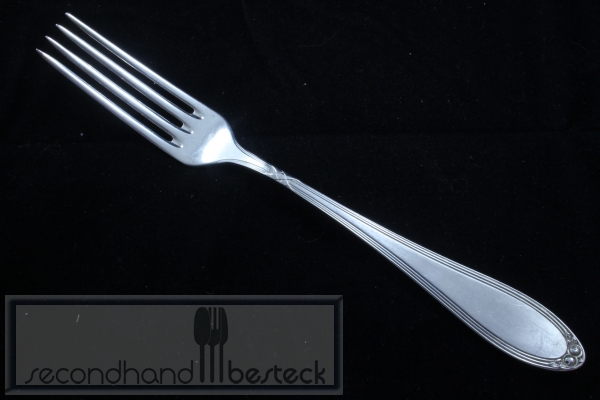 OKA 119 Kreuzband Rose Speisegabel 21,5 cm versilbert