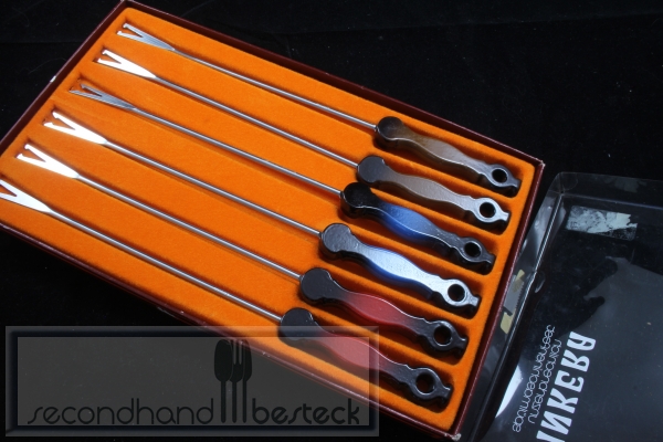 6 Fonduegabeln INKERA Prinz & Seibel OVP