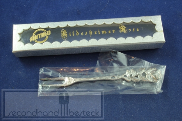 Antiko Hildesheimer Rose Serviergabel 11,6 cm versilbert