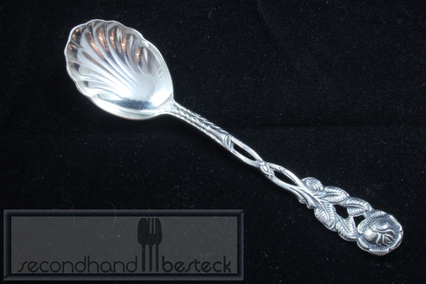 Hildesheimer Rose Zuckerlöffel versilbert
