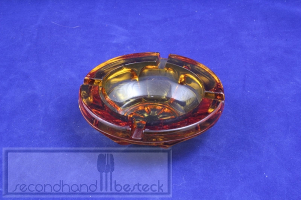 Aschenbecher Pressglas orange