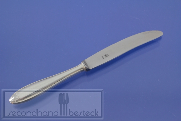 WMF 1600 Eichenlaub Dessertmesser 20,2 cm versilbert