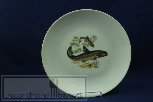 Mitterteich Fischservice 6 Fischteller + Platte Bavaria