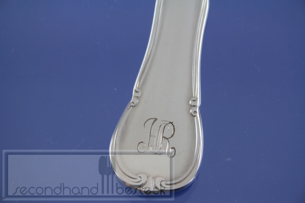 WMF 3200 Barock Saucenkelle versilbert Monogram HR oder RH