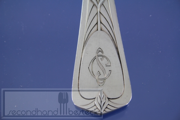 WMF Jugendstil 042 Ähren Besteck für 12 Personen 36 Teile mit Monogramm CS oder SC versilbert