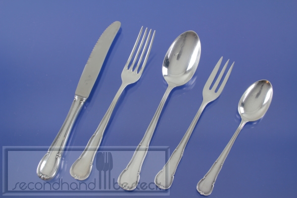 WMF 3200 Barock Dessertbesteck für 6 Personen 30 Teile versilbert