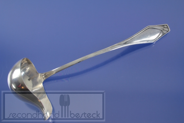 Jugendstil Suppenkelle versilbert