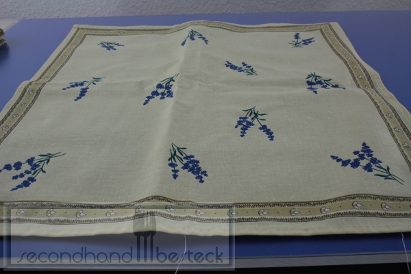 6 Stoffservietten Lavendel 41 x 41 cm Baumwolle