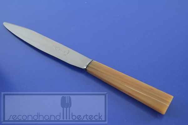 12 Art Déco Messer Speisemesser 22,6 cm Bakelitgriff ca. 1930