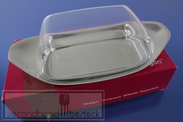 WMF Butterdose Wilhelm Wagenfeld Cromargan