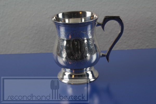 Kaffeetasse Teetasse Tasse versilbert