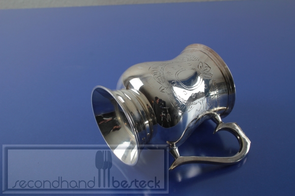 Kaffeetasse Teetasse Tasse versilbert
