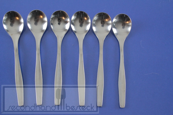 WMF ähnlich Frankfurt 6 Eierlöffel Cromargan