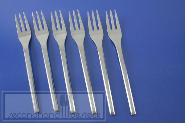 WMF Helsinki 6 Kuchengabeln versilbert