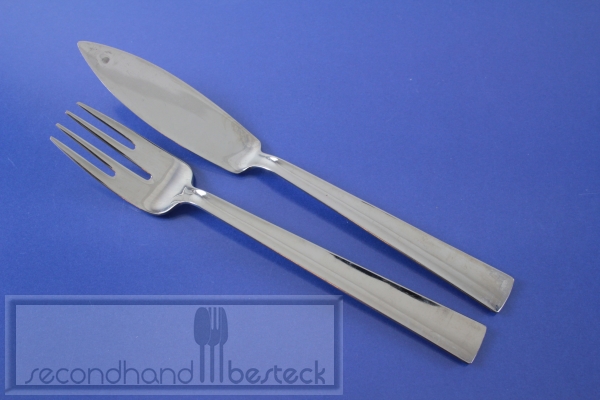 WMF CombiNation Fischbesteck für 1 Person Fischmesser + Fischgabel Cromargan