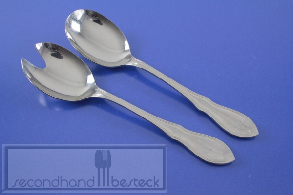 Auerhahn Alt Gent Salatbesteck Note 3 Edelstahl