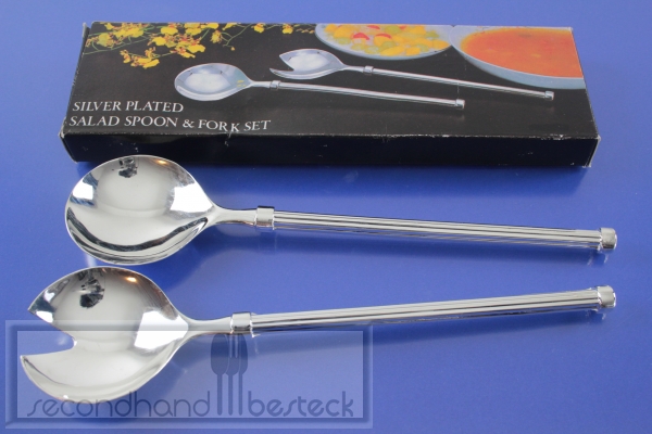 Salatbesteck Silver plated Salad spoon & fork set versilbert