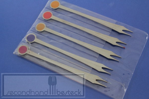 WMF Bowlengabeln Bowlenspieße Cocktailspieße Cromargan OVP