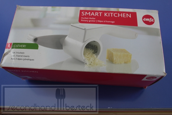 Emsa Smart Kitchen Kurbel Reibe mit 3 Kurbeln