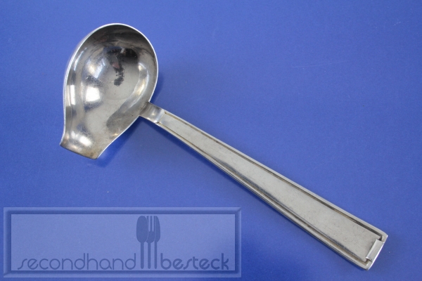 Jäger Art Deco Saucenkelle versilbert