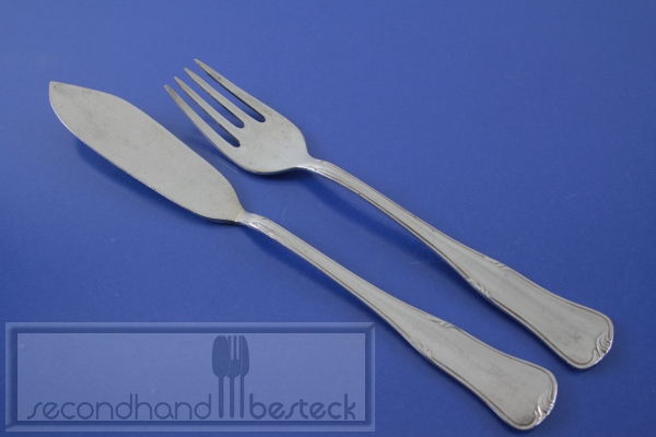 WMF 3700 Fischbesteck für 6 Personen 12 Teile versilbert