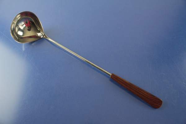 Punschkelle Bowlenkelle 40 cm Edelstahl Holzgriff