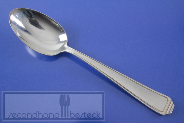 Wellner Art Deco Speiselöffel versilbert