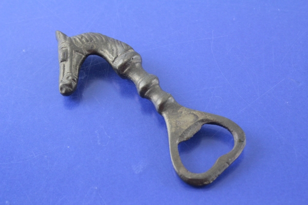 Flaschenöffner Pferd Messing