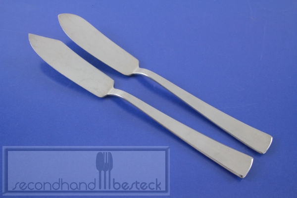 WMF 3400 Meistersinger Buttermesser + Käsemesser versilbert
