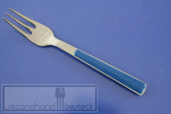 WMF Torino blau Kuchengabel Cromargan