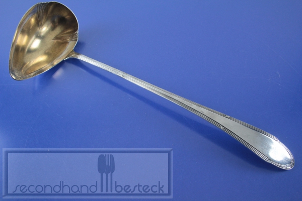 WMF 200 Kreuzband Punschkelle Bowlenkelle versilbert Laffe vergoldet