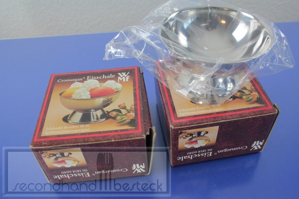 WMF 2 x Eisschale Cromargan OVP