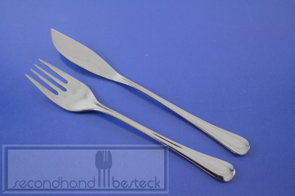 WMF Freiburg Fischbesteck Fischmesser + Fischgabel Cromargan