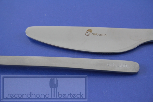 Air Berlin Airline Besteck Messer + Gabel Edelstahl
