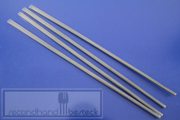 4 Essstäbchen Chopsticks Edelstahl