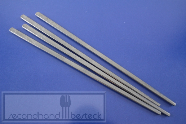 4 Essstäbchen Chopsticks Blume Edelstahl
