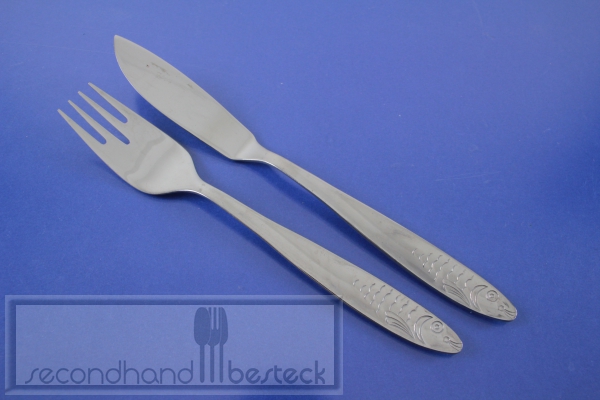 WMF Fischbesteck für 6 Personen Fischgriff Cromargan