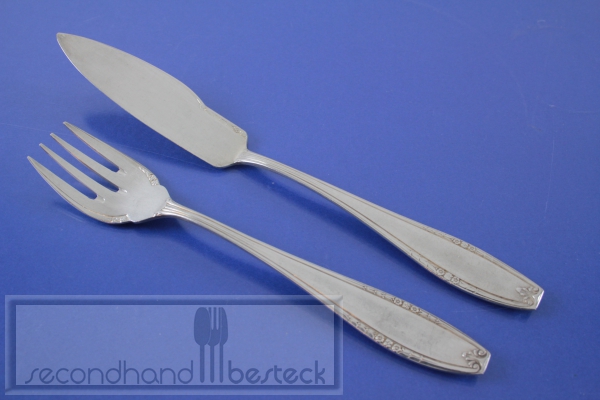 Wellner 226 Carmen Fischbesteck für 6 Personen versilbert