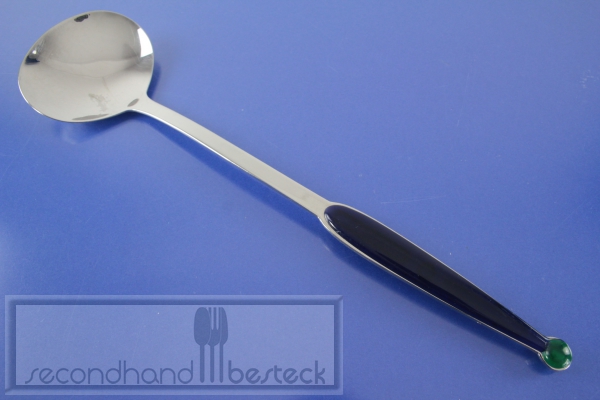 WMF Fantasia Salatlöffel blau grün 29,8 cm Cromargan